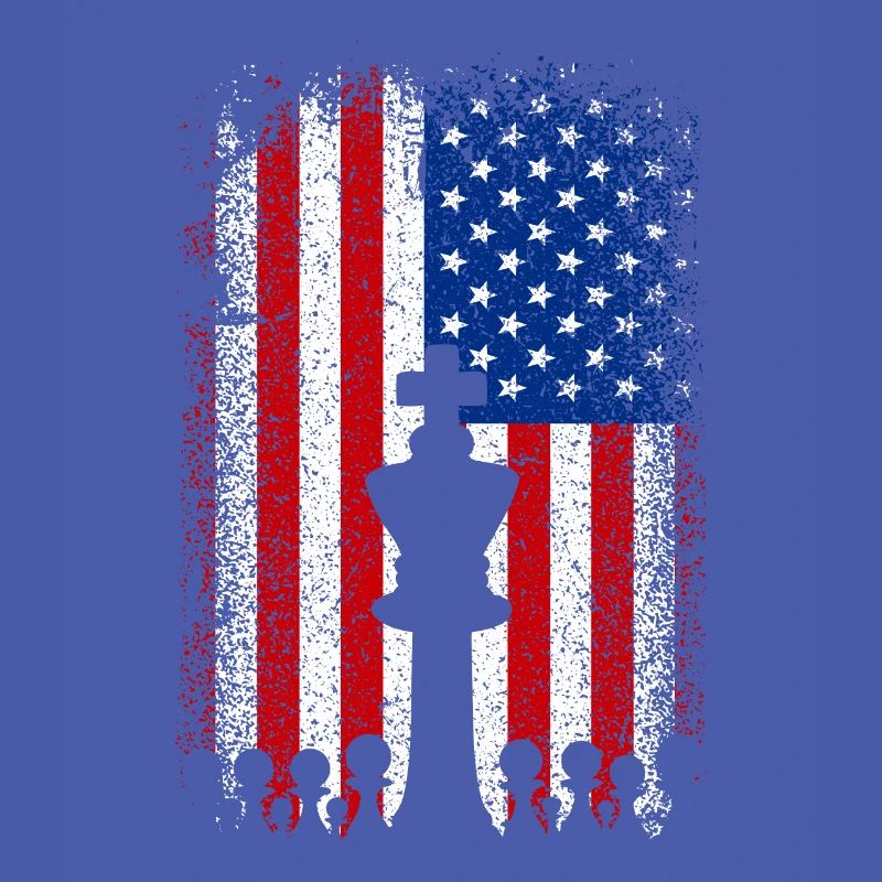 États-Unis drapeau américain Échecs