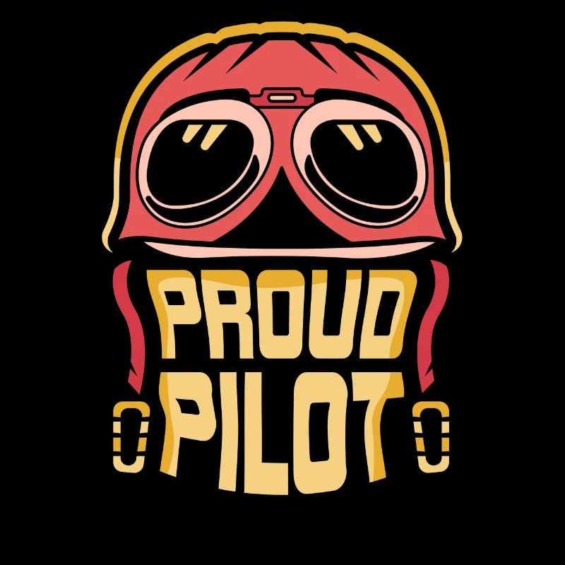 Stolzer Pilot Leichtflugzeug Kleinflugzeug Jet