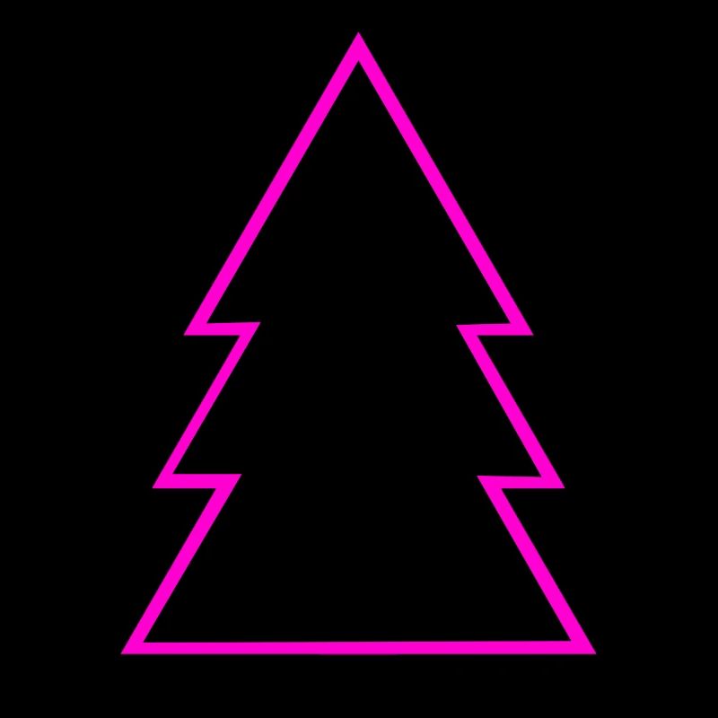 Pink Xmas Christmas Tree Minimalism Christmas Tree