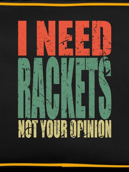 Racket's saying funny