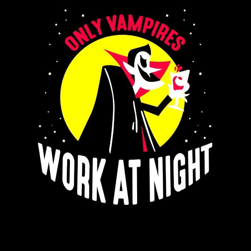 Nur Vampire Arbeiten Nachts Tagschicht Sprüche