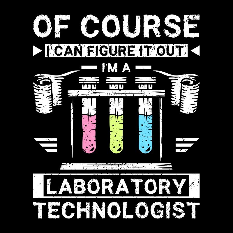 Funny laboratory technologist
