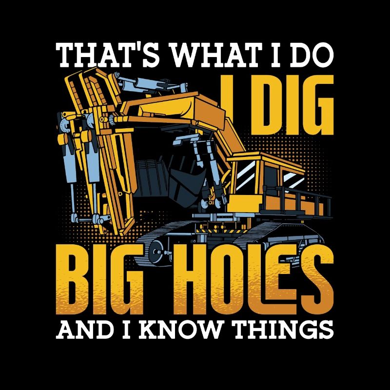 Bagger Bauarbeiter Baggern Baggerfahrer Geschenk