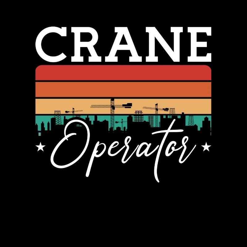 Grutier Ouvrier de la construction Travail Grutier Cadeau