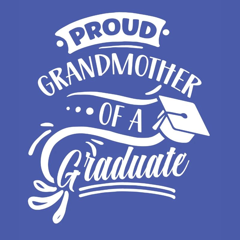 Stolze Großmutter Eines Absolventen Absolvent