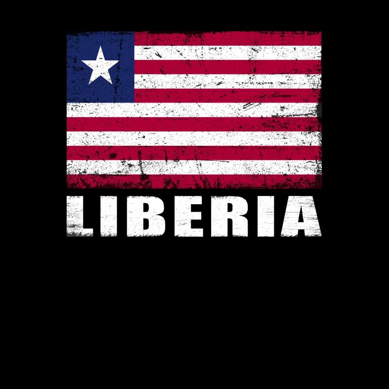 Drapeau du Libéria Grunge Drapeau du Libéria