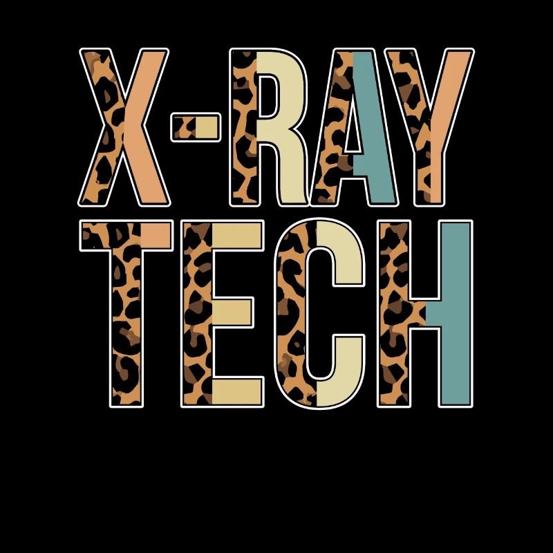 X-Ray Tech Radiology Design For Radio Technician