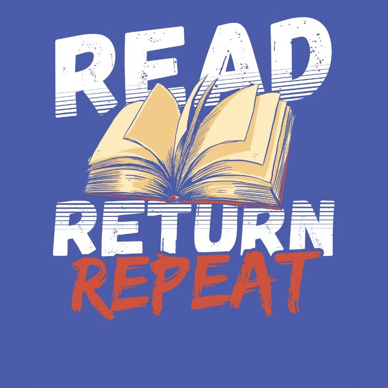 Read Return Repeat Librarian Library Book Lover