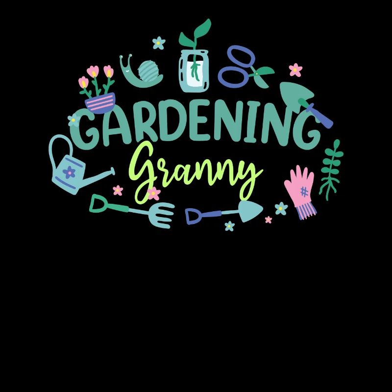 Gartenarbeit Oma Gärtnerin Garten Großmutter