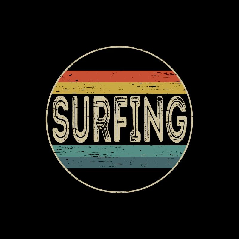 Surfer Riding Waves Surfin Surf