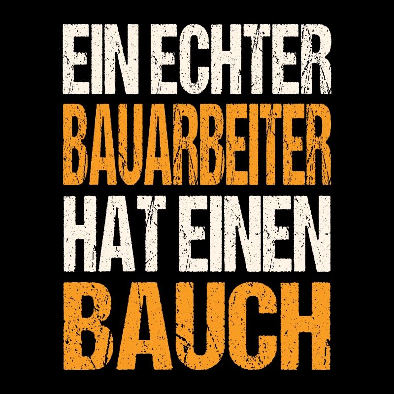 Ein Echter Bauarbeiter Hat Einen Bauch