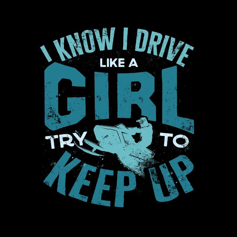 Snowmobile Riding Snowmobiling Female Snowmobiler