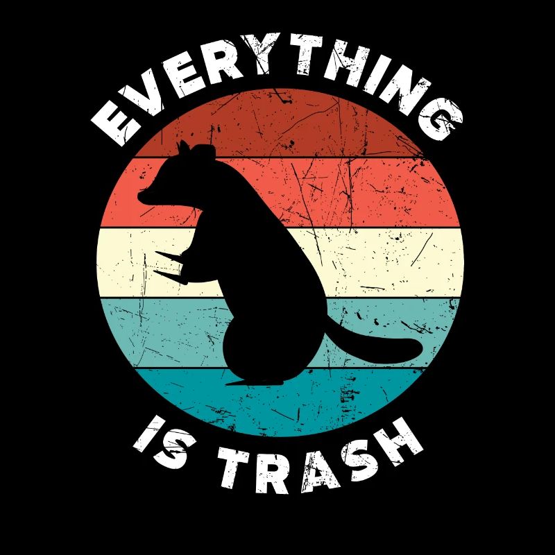 Déchets de raton laveur