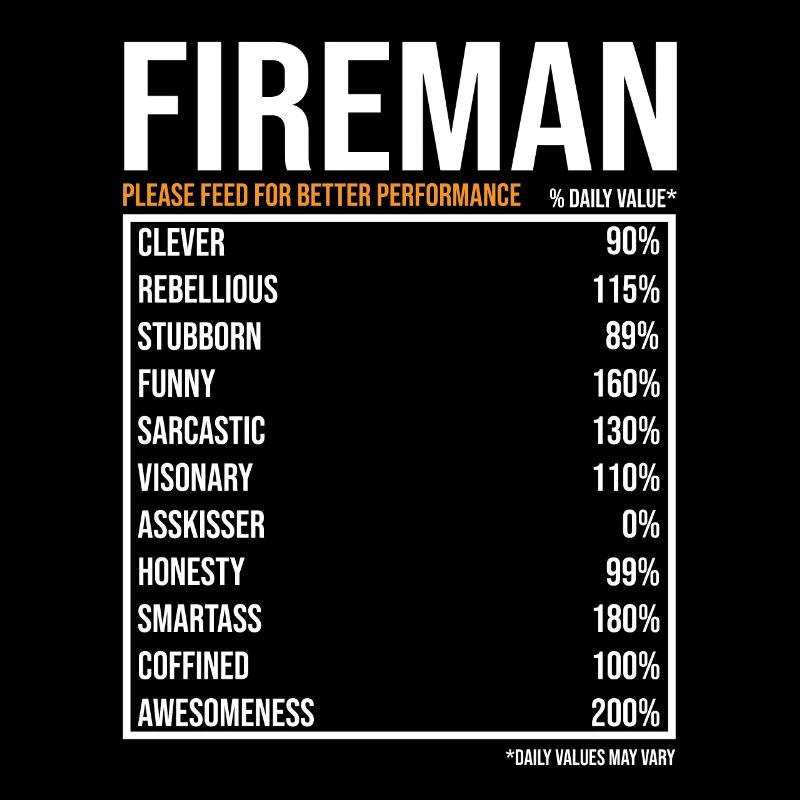 Firefighter Daily Values Lustig Firefighter