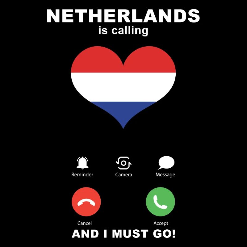 Netherlands is calling Netherlands Heart Souvenir
