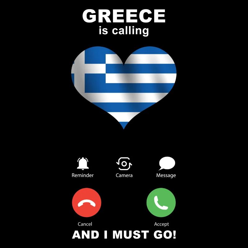 La Grèce appelle Grèce Heart Souvenir