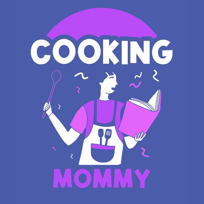 Kochende Mami Kochen Köchin Koch Mutter Mama