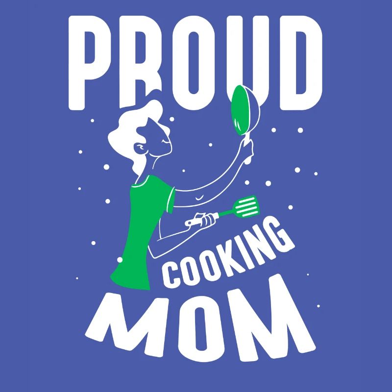 Stolze Kochende Mutter Koch Köchin Kochen Mama