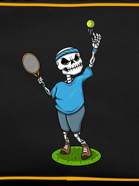 Skeleton Tennis Player
