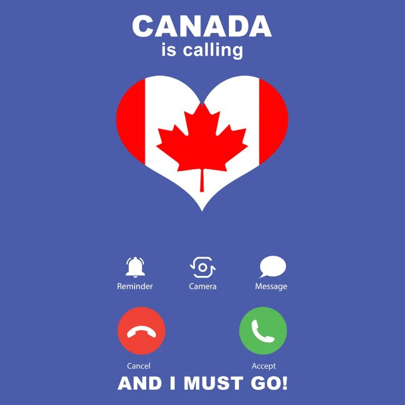 Canada is calling Canada Heart Souvenir