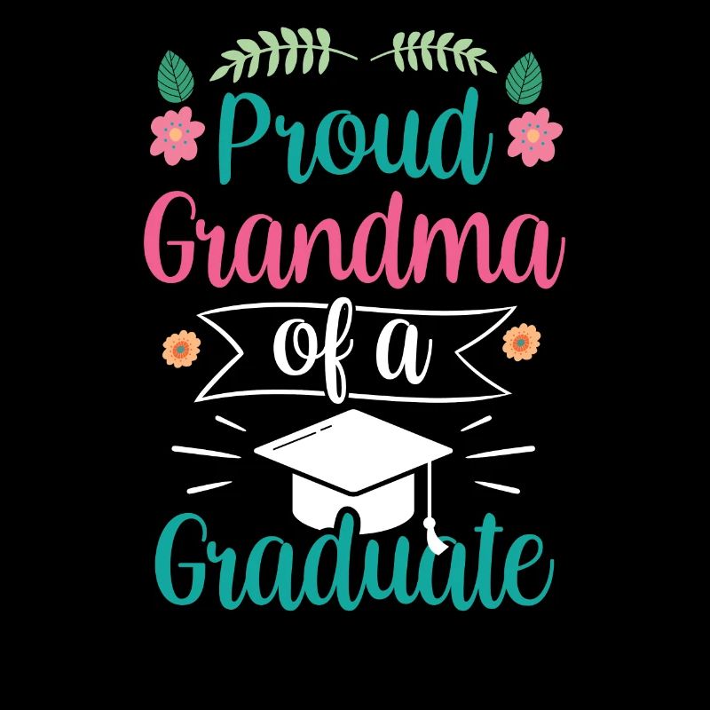 Stolze Großmutter Eines Absolventen Absolvent