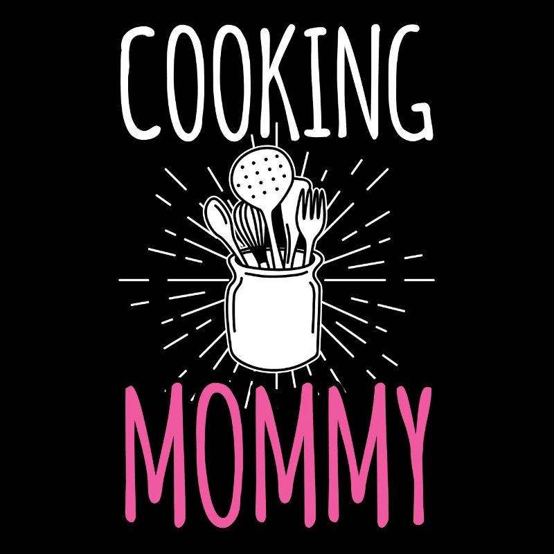 Kochende Mami Koch Köchin Kochen Mama Mutter