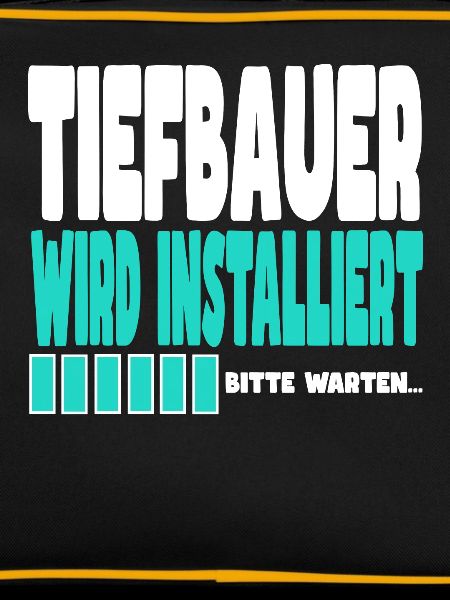 Tiefbauer wird installiert
