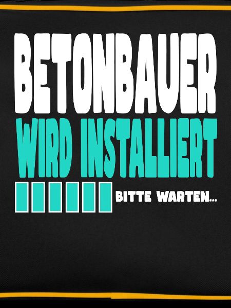 Betonbauer wird installiert