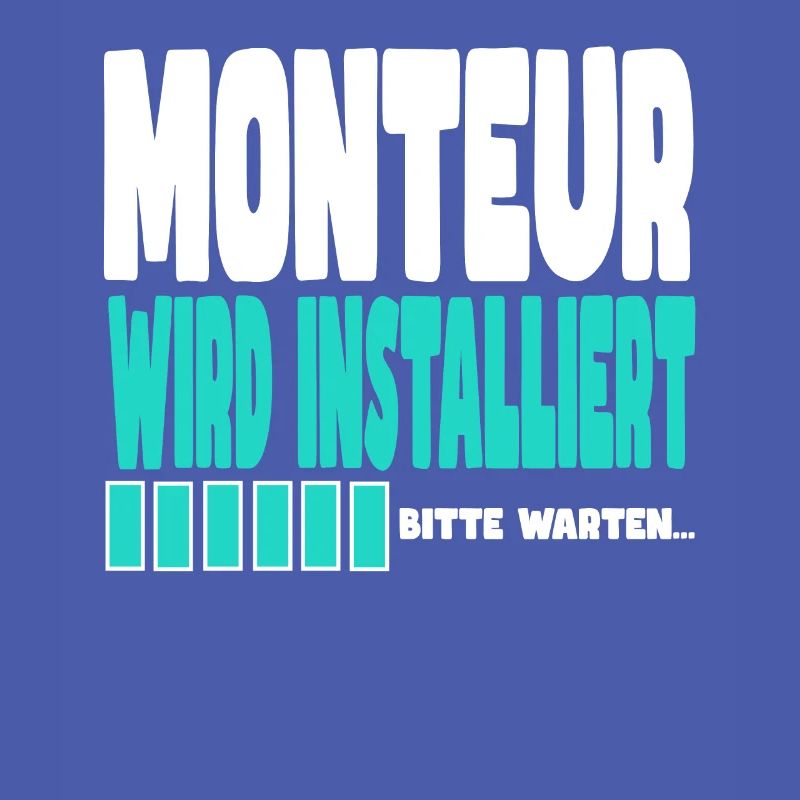 Monteur wird installiert