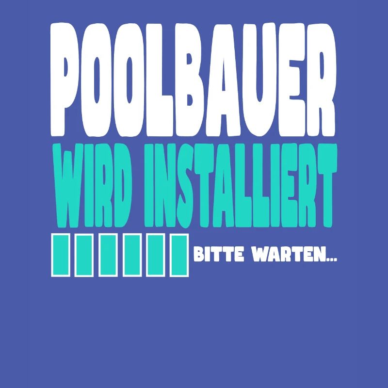 Poolbauer wird installiert