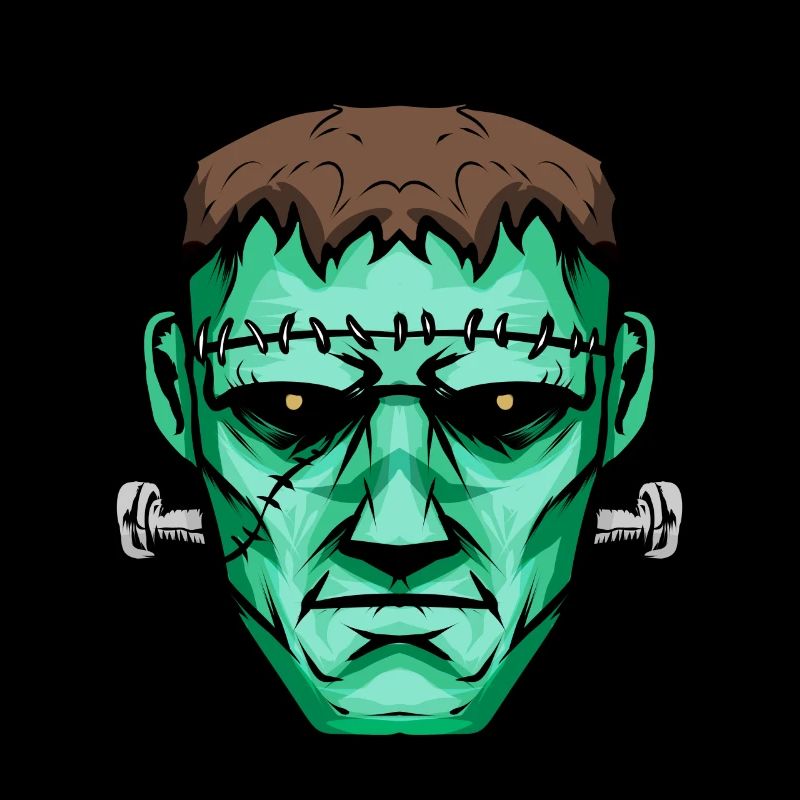 Monstre vert Halloween