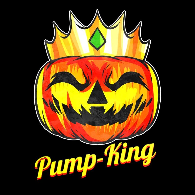 Evil Pumpkin King Pump-king avec couronne Halloween