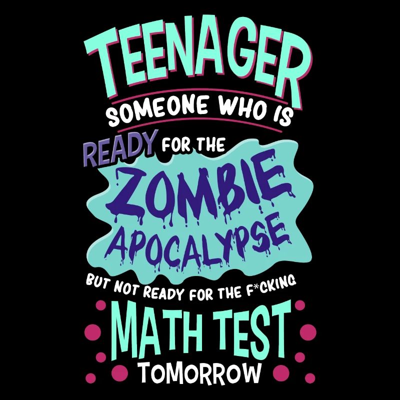 Drôle d’école d’adolescent Zombie Apocalypse