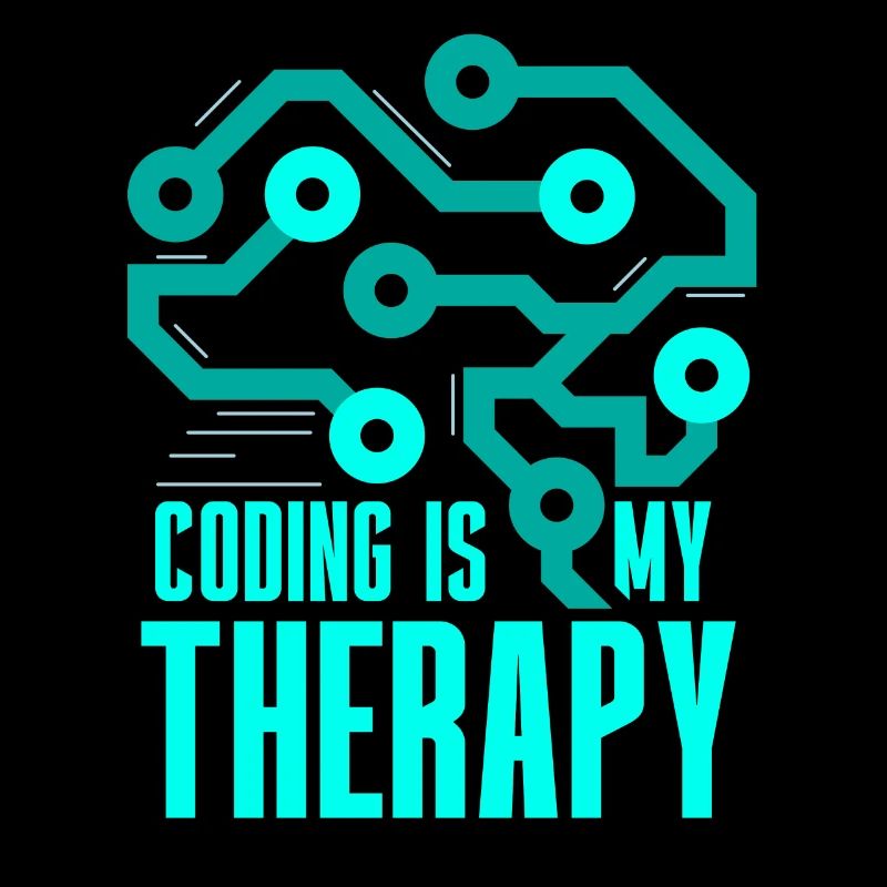 Programmieren Ist Meine Therapie Coding Code Coder