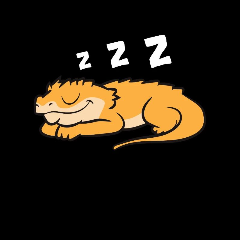 Haubengecko Reptil Eidechse Schlafender