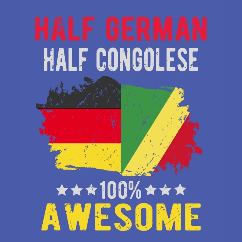 Half German Half Congolese