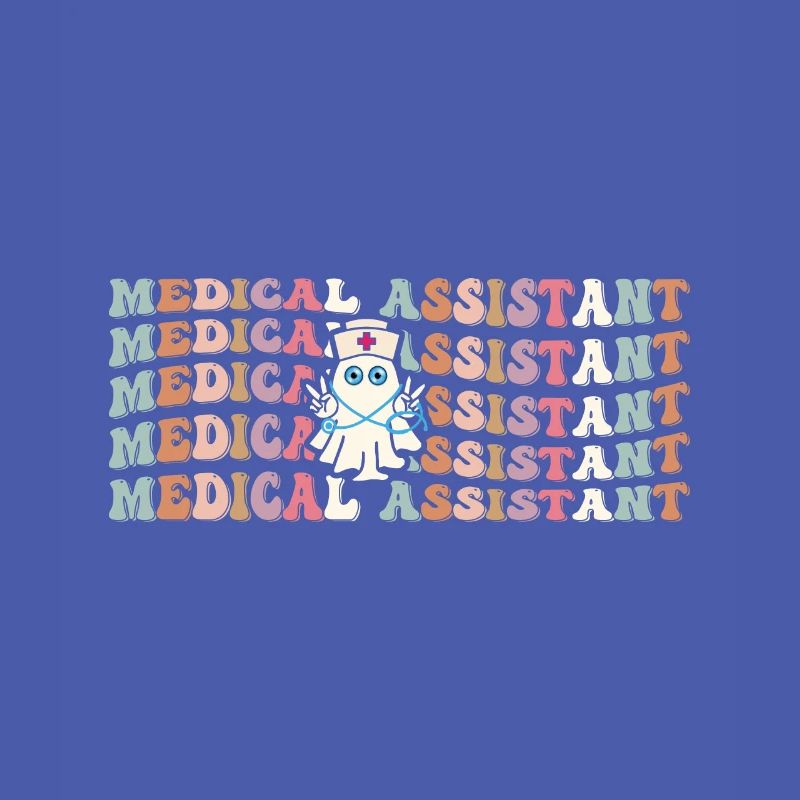 Medizinischer Assistent Spooky Ghost Wiederholung