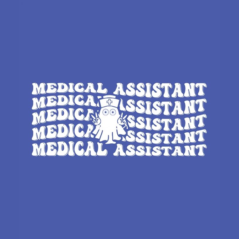 Medizinischer Assistent Spooky Ghost Repeat