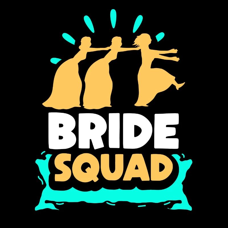Bride Team Party Wedding Brides Weddings