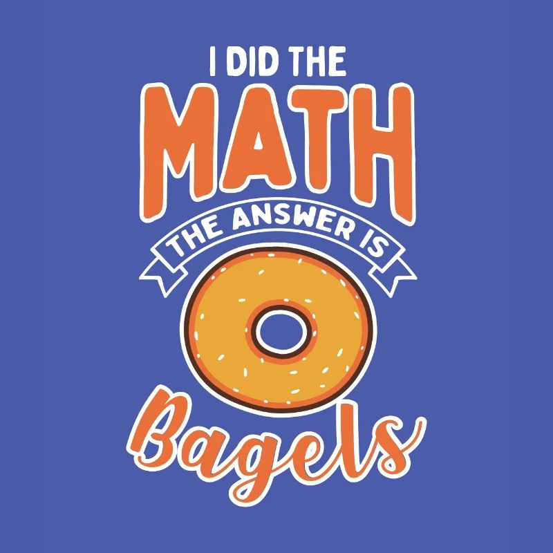 Math Bagel Nerd Bagels Math Teacher