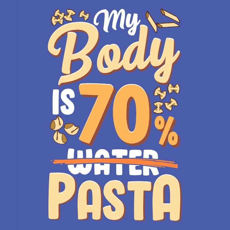 Mon corps est composé à 70% de pâtes