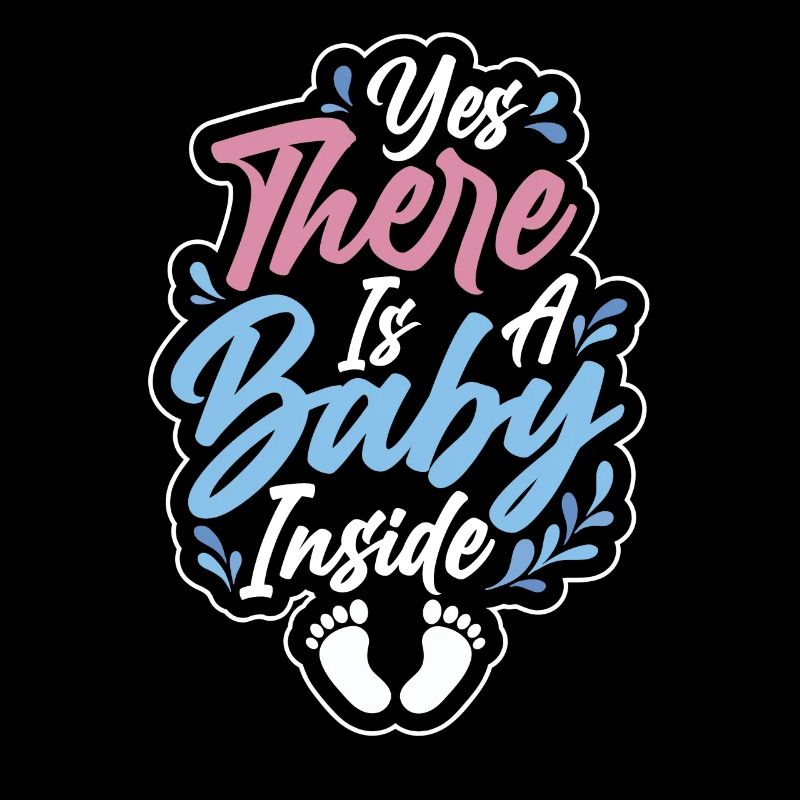 Oui, il y a un bébé dedans Bébé mignon à l’intérieur de la grossesse