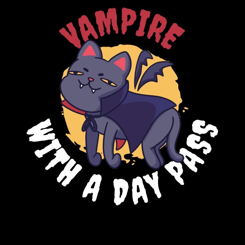 Vampire With A Day Pass Vampire Gift