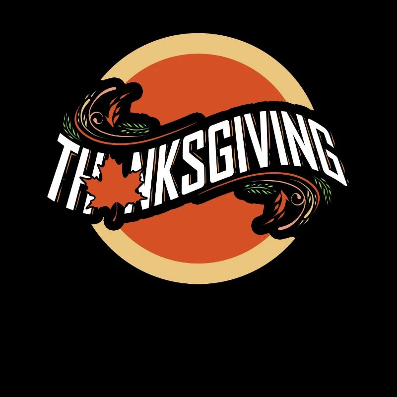 Round Logo For Thanksgiving