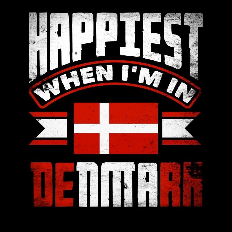 Danemark drapeau le plus heureux quand im in