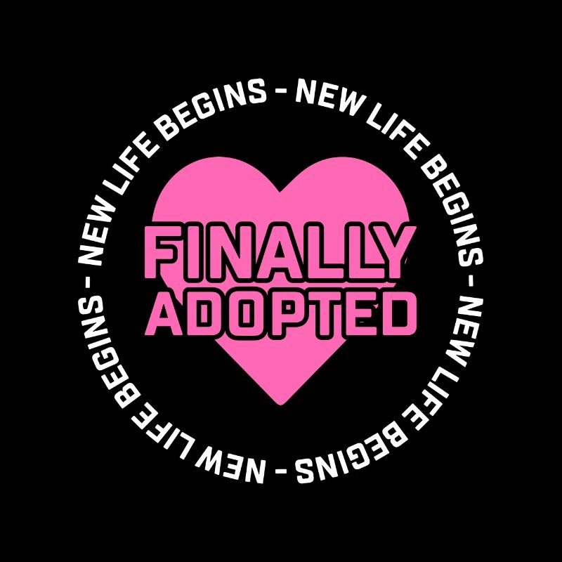 Ein Neues Leben Beginnt Endlich Adoptiert Kein