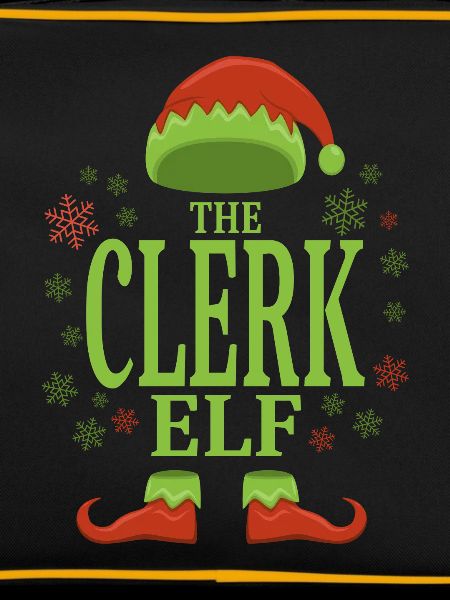 Greffier elfe de Noël