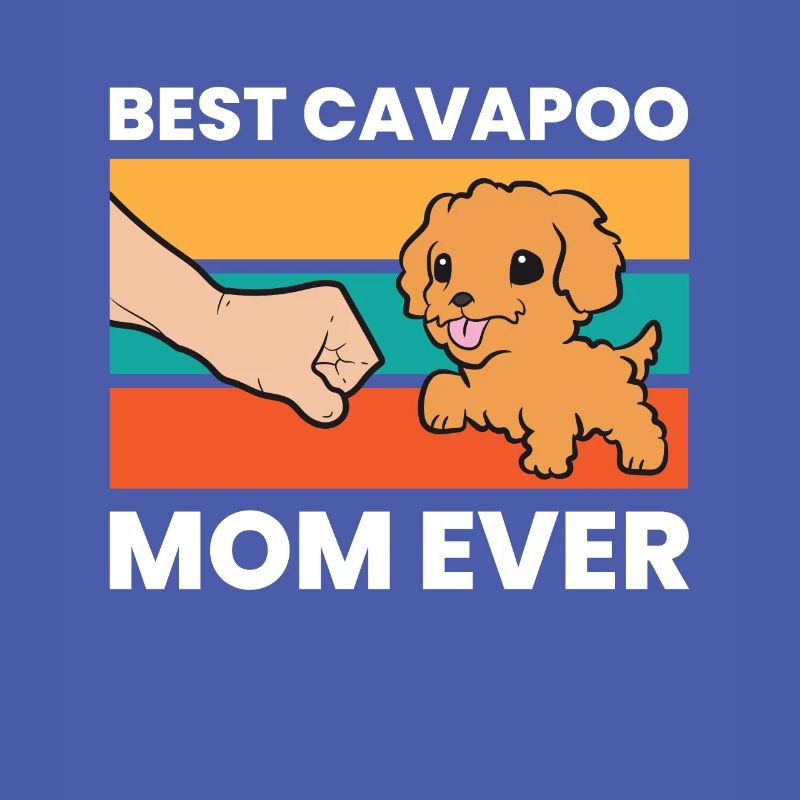 Cavapoo Dog Mama Cavoodle Meilleur Cavapoo Mama