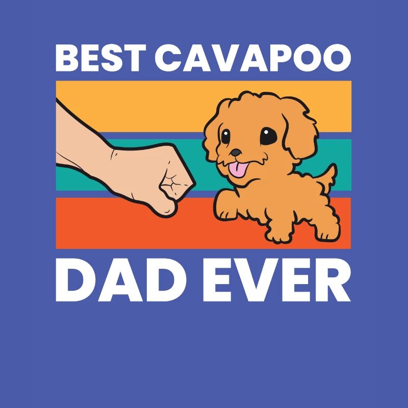 Cavapoo Dog Papa Cavoodle Meilleur Cavapoo Papa