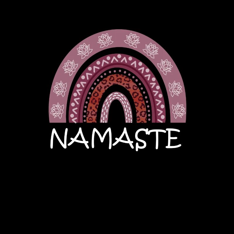Cute Namaste Rainbow for your next Yoga Class